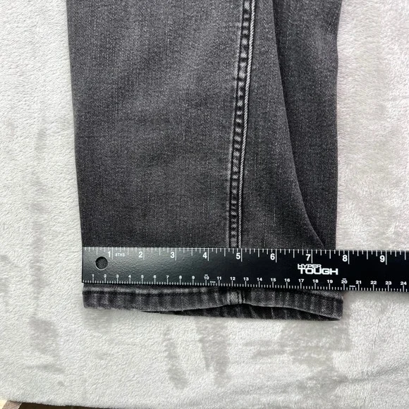 Wrangler High Rise Bold Bootcut Jeans Womens 0 Black Faded Stretch Western Denim - Picture 8 of 16